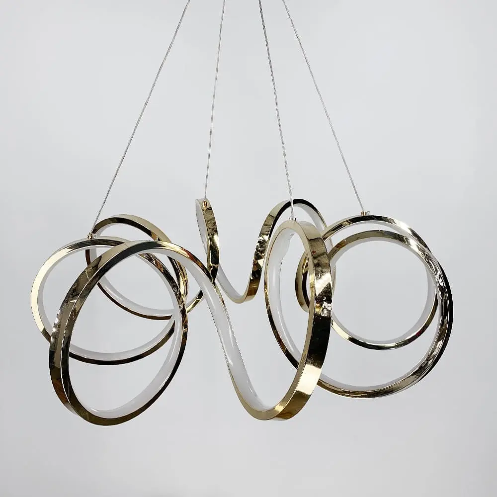 Роскошная золотая люстра MARCELA Ø 70 см Line F | Ст. MJ74-700 TGD - фото 2