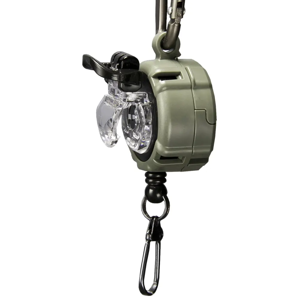 Ретрівер DaiichiSeiko Clip On Reel + Micro Case к:foliage green - фото 3