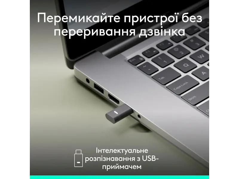 Навушники з мікрофоном Logitech Zone Wireless 2 ES Graphite (981-001498) - фото 8