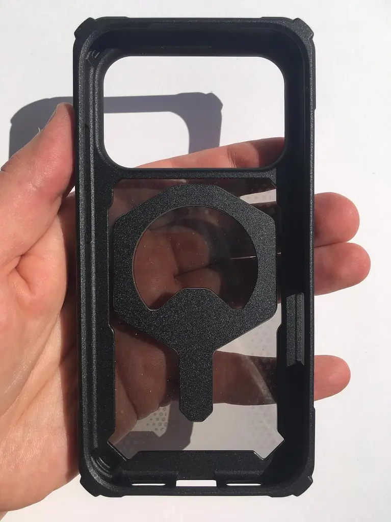 Оригінальний протиударний чохол для iPhone 17 Pro UAG Plasma XTE MagSafe Black 114527114034 з підставкою - фото 8