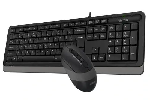 Комплект Fstyler Sleek Multimedia Comfort F1010 Black/Grey клавіатура+миша A4Tech teh0020657 - фото 4