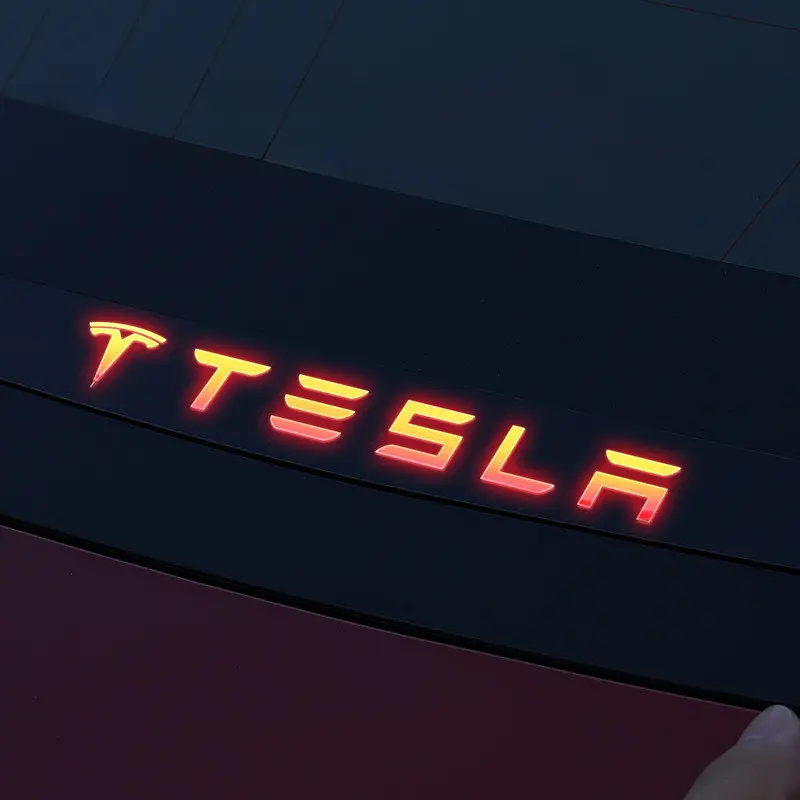 Декоративна наклейка на задній стоп-сигнал Tesla Model 3 (Завод) - фото 3