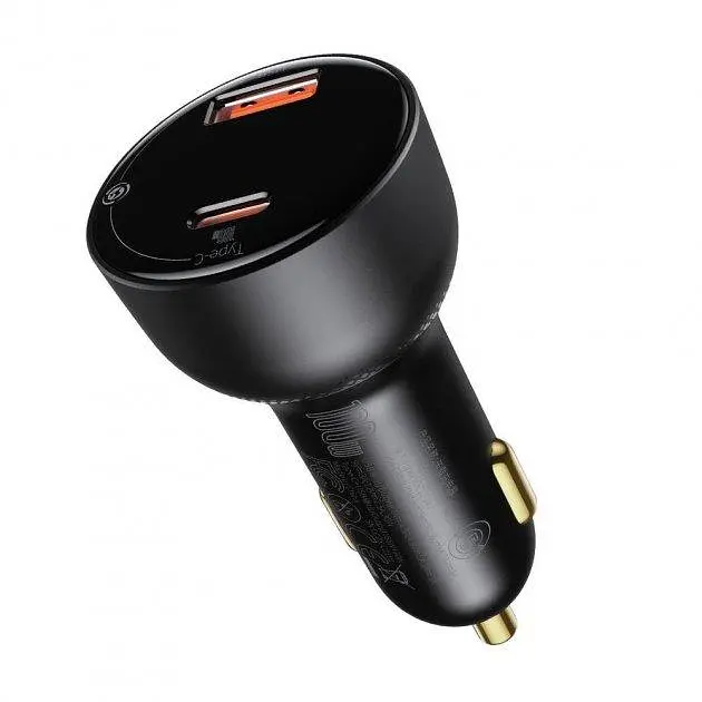 Автомобильное зарядное устройство Baseus 100 W Superme Digital PPS DUAL 1U+1C + cable 100 W USB Type C TZCCZX-01 - фото 3