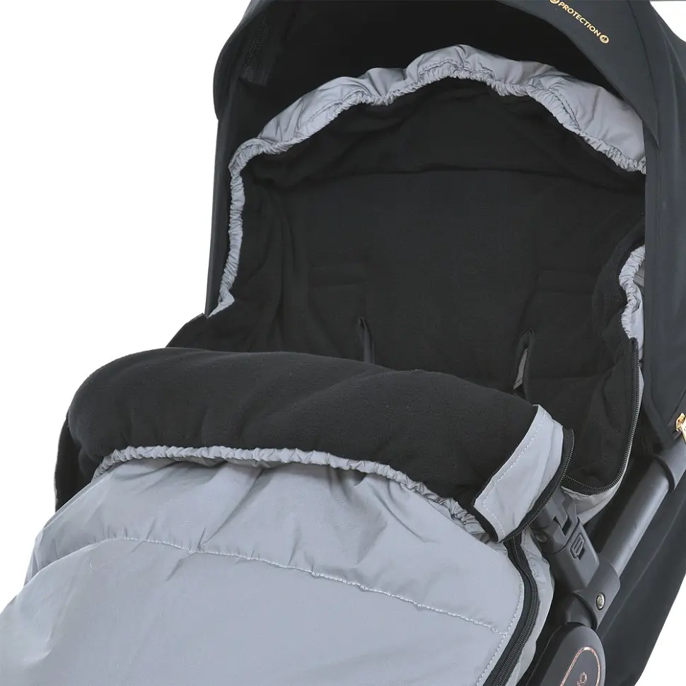 Конверт у коляску ME 1131 Footmuff Plus Reflective 100 х 53 см, застібки-блискавки - фото 4