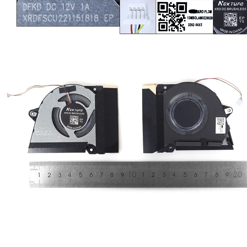 Вентилятор для Asus GA401IHR GA401QC GA401QE GA401QH GA401QM PX401QM RTX 3060, (12V CPU fan, Аналог) - фото 3