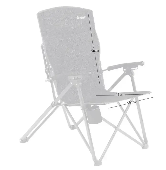 Крісло кемпінгове Outwell Ullswater Black (470447) - фото 3