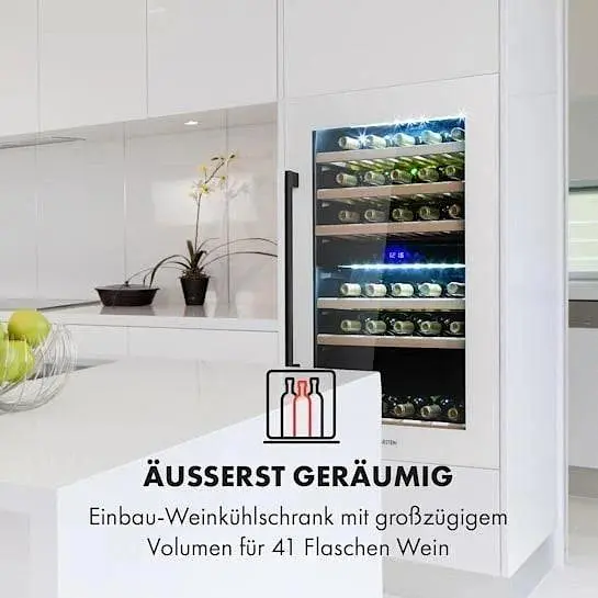 Винный холодильник встроенный Klarstein Vinsider 41D Duo (10035104) - фото 2