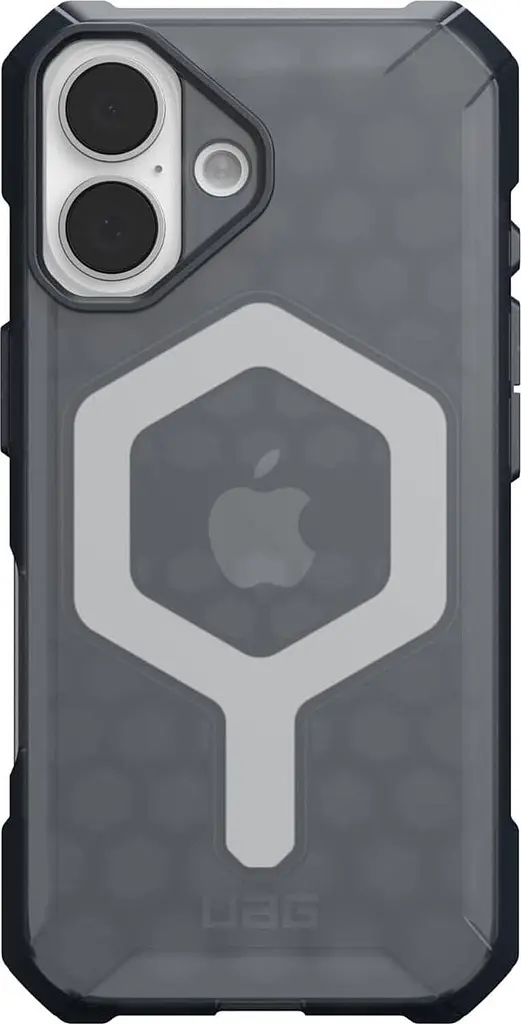 Чохол протиударний UAG Essential Armor MagSafe для iPhone 16 (6.1") Ash 114450113131