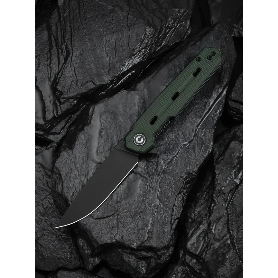 Ніж Civivi Navo, Green Micarta,Black Stonewash (C25015A-2) - фото 10