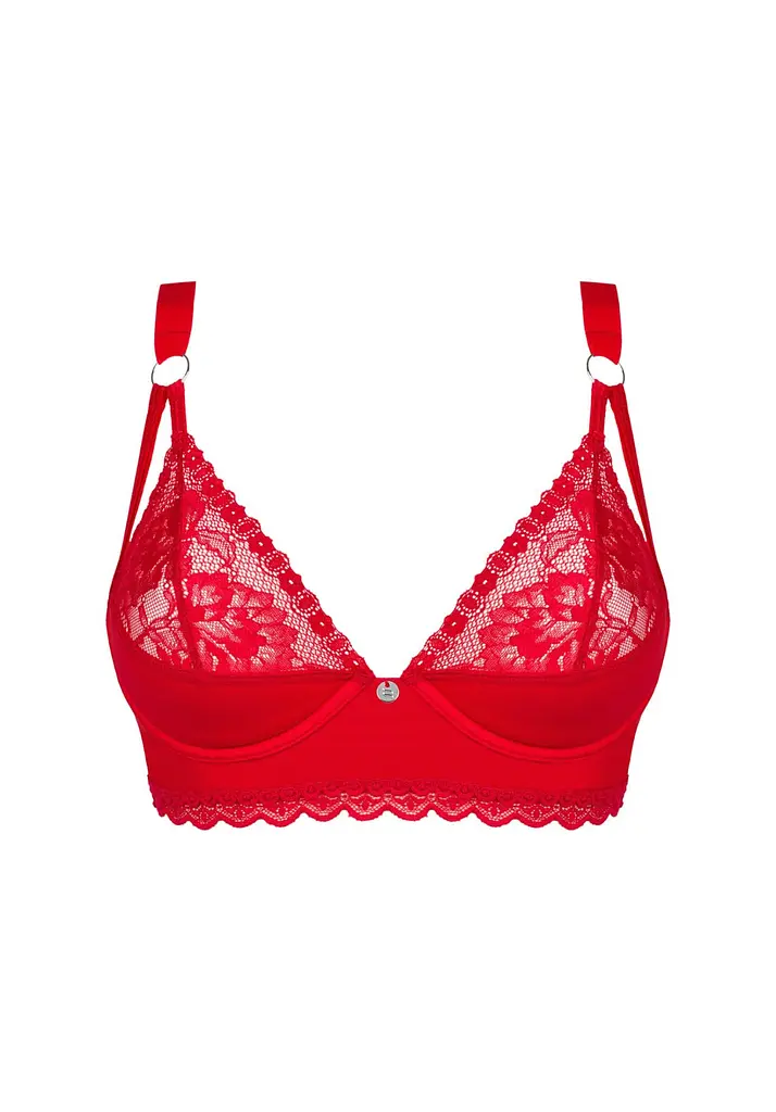 Бюстгальтер Obsessive Belovya XL/2XL червоний - фото 8