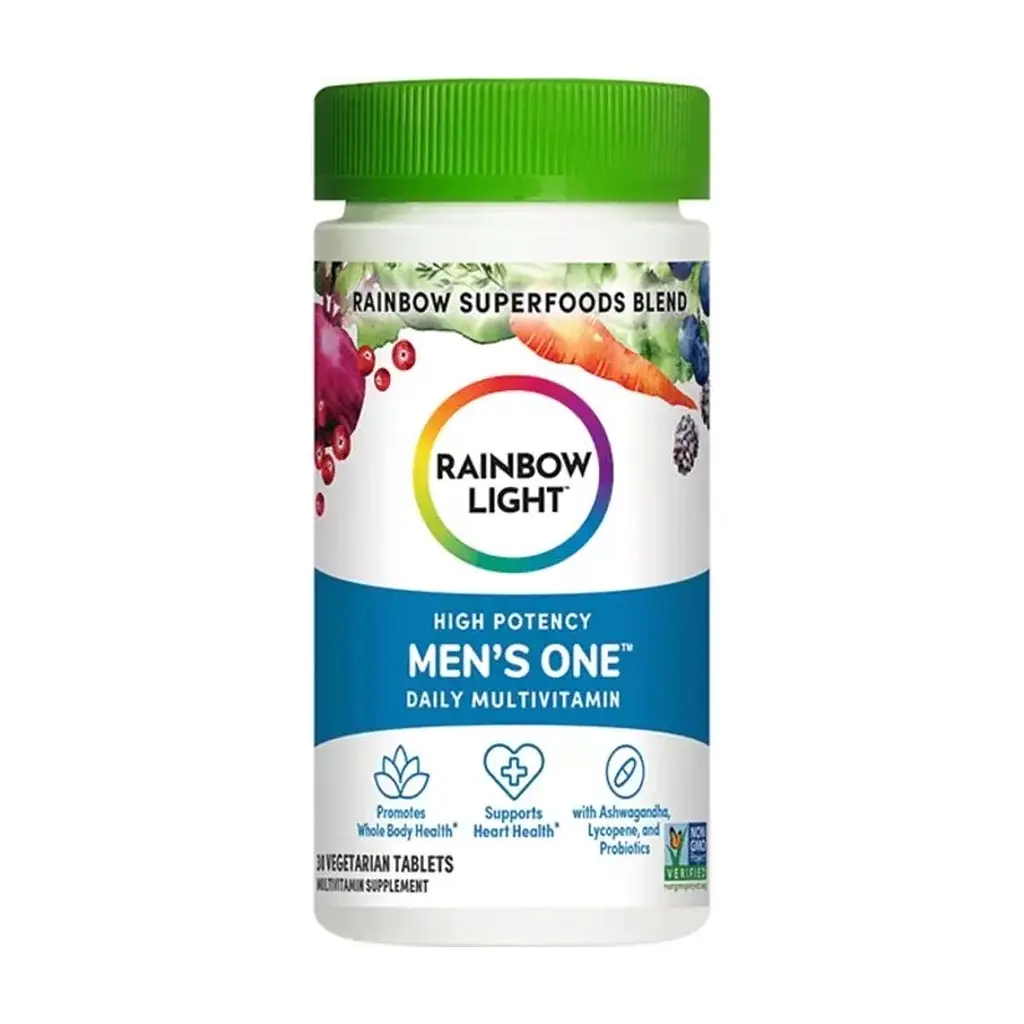 Мультивітамін Rainbow Light Мультивітаміни для чоловіків, Men's One, 30 таблеток (RLT21714)