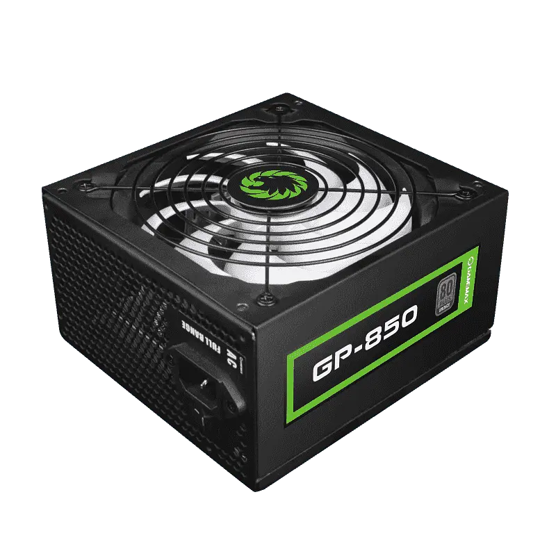 Блок питания 850 Вт, GameMax GP-850, Black, 80+ Bronze, Active PFC, 14 см, 3xMolex/7xSATA/4x6+2-pin/1x4+4-pin/1x20+4-pin, защита OVP/UVP/SIP/OCP/OLP/OPP/SCP - фото 2