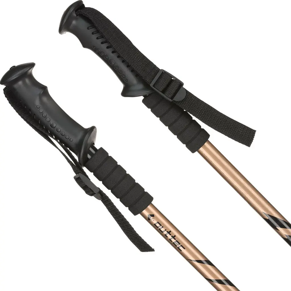 Трекінгові палки Outtec алюмінієві 3-х секційні 65-135см Anti-shock - фото 12
