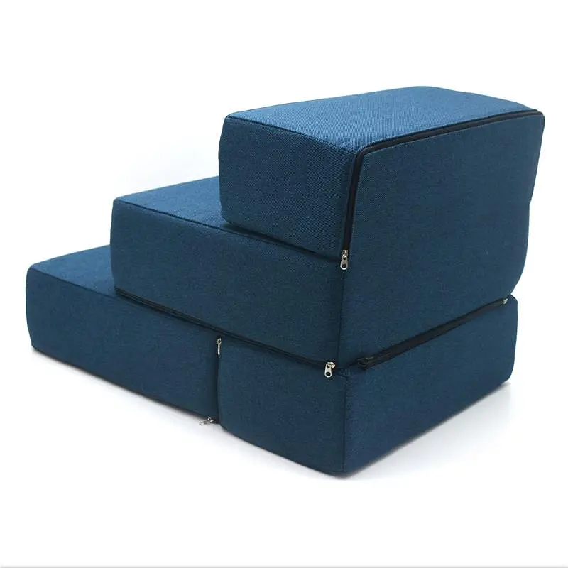 Сходинки Zoo-hunt трансформер для тварин Магнус трирівневі сині - фото 4