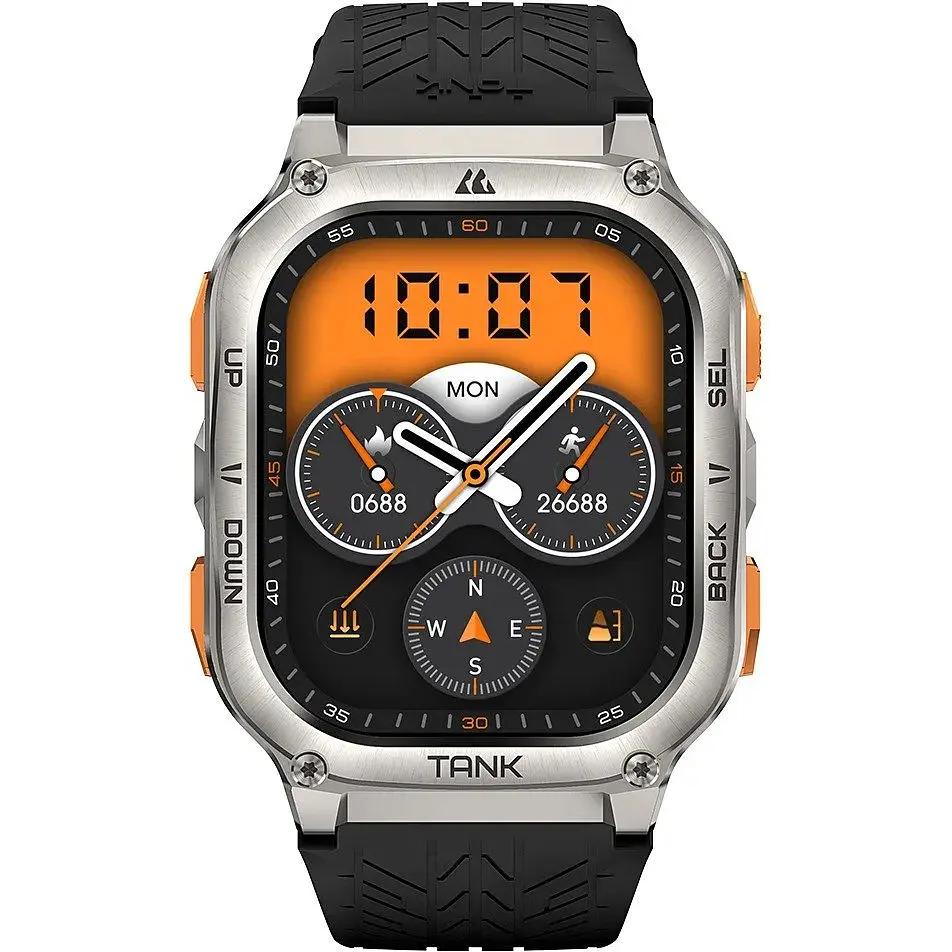 Наручний смарт-годинник Kospet Tank M3 Ultra Silver (16428-hbr) - фото 2