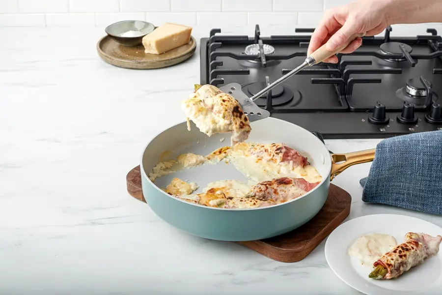 Сотейник з кришкою GreenPan Padova з керамічним покриттям 28 см (CC002827-001) - фото 8