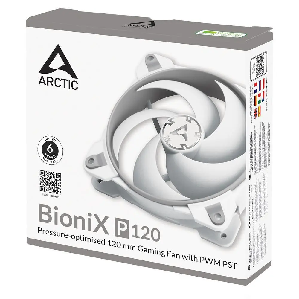 Корпусний вентилятор 120 мм Arctic BioniX P120 ACFAN00167 AGrey/White - фото 4