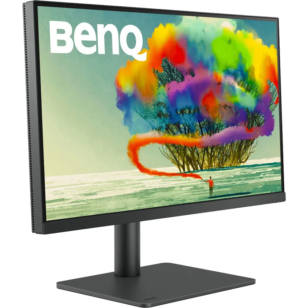 TFT 31.5" BenQ PD3205U, IPS, 4K UHD, HDMI, DP, 2 х USB-С , USB-hub, HAS, кол, темно- сірий - фото 2