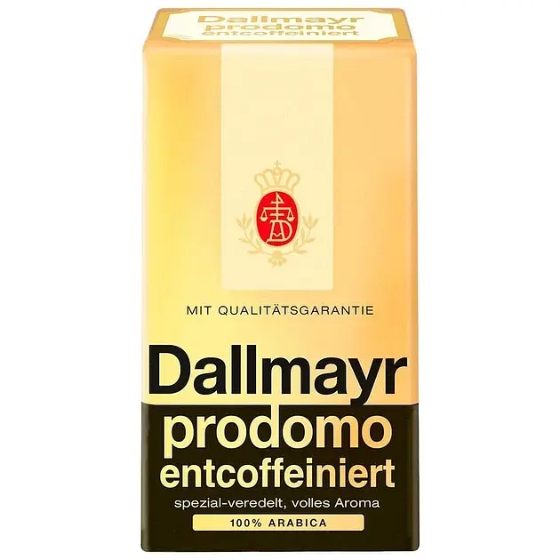 Кава мелена Dallmayr Prodomo entcoffeiniert без кофеїну 500г.