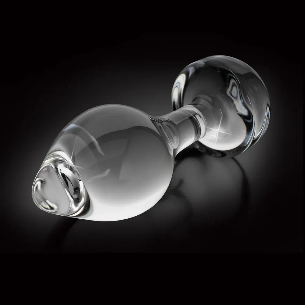 Анальна пробка Icicles Модель 44, 8 см (прозорий) - фото 4