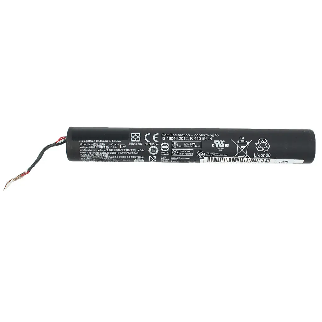 Батарея для планшета LENOVO L15D2K31 (Yoga tab 3 YT3-850 Yoga 3 850) 3.75V 6200mAh Чорний - фото 2