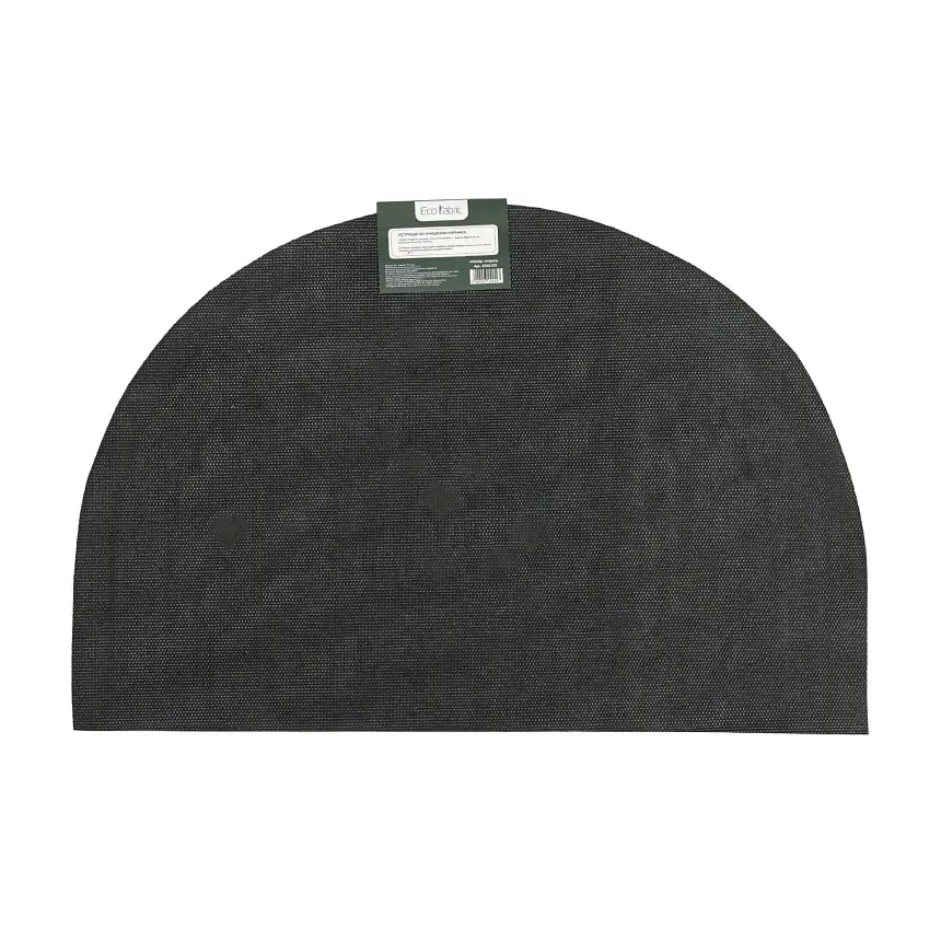 Килимок придверний Eco Fabric Луска півколо без кромки смарагд 40 х 60 см (4060-021) - фото 4