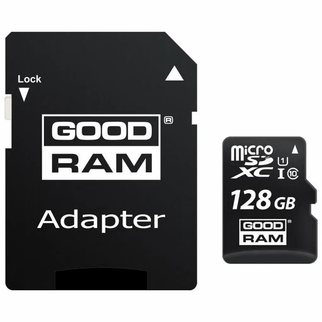 Memory card microSDXC 128Gb GoodRAM (class 10 UHS I U1) Retail + adapter - фото 5