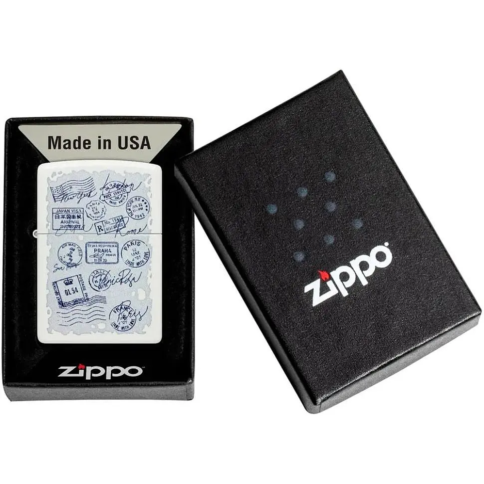 Запальничка Zippo 214 Stamps Design - фото 2