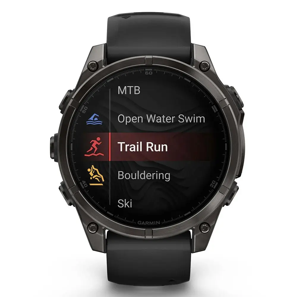 Smart Watch Garmin Fenix ​​8 47mm Sapphire Carbon Gray DLC Titanium Black/Pebble Gray B. (010-02904-29) Global - фото 6