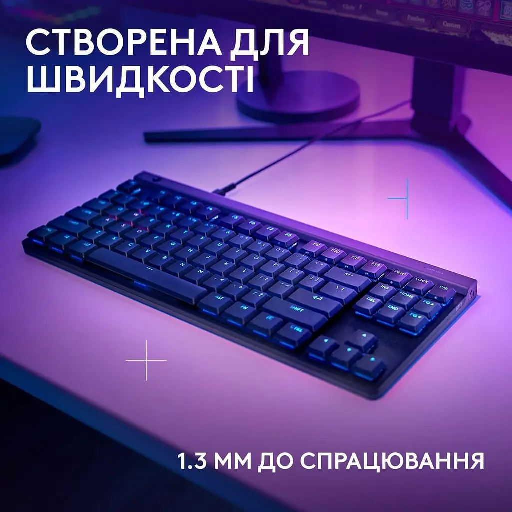 Клавіатура Logitech G515 TKL Wired Tactile Black (920-014133) - фото 3
