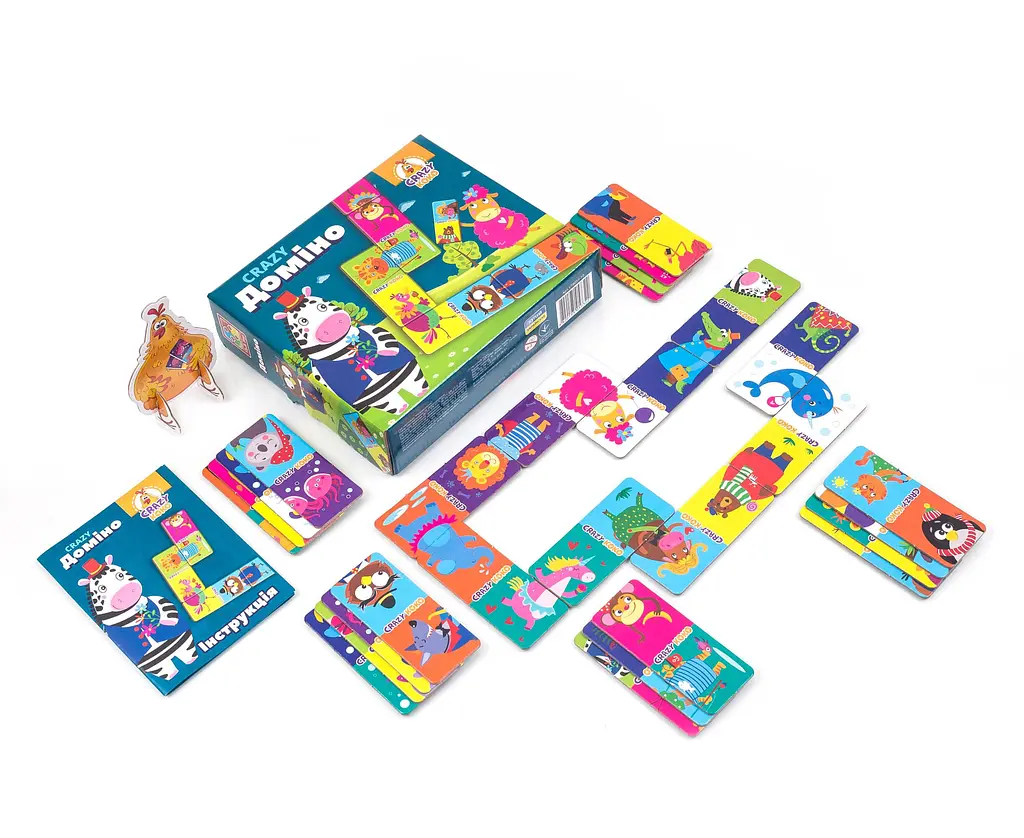 Настільна гра Vladi Toys Crazy Koko Доміно, укр. мова (VT8055-10) - фото 2
