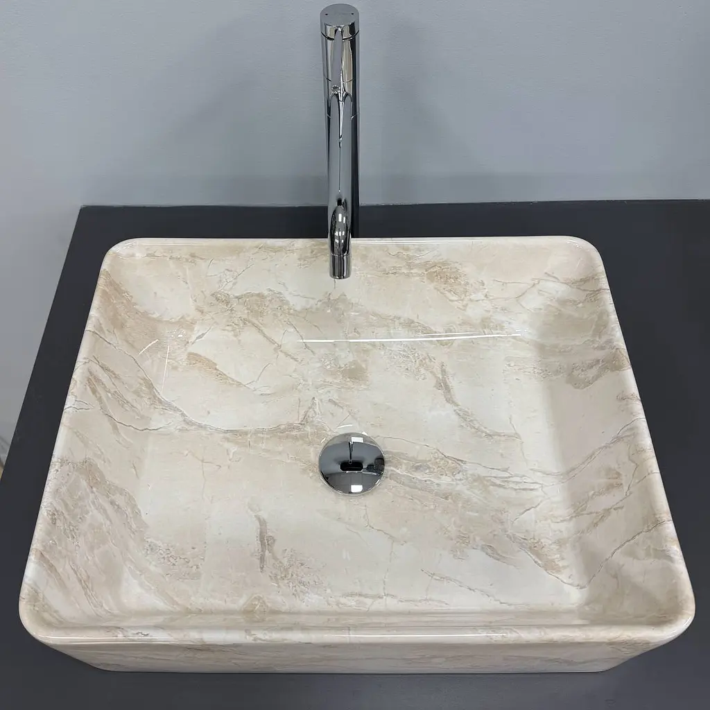 Умивальник VBI Asti M labradorite накладний VBI-013005 - фото 6