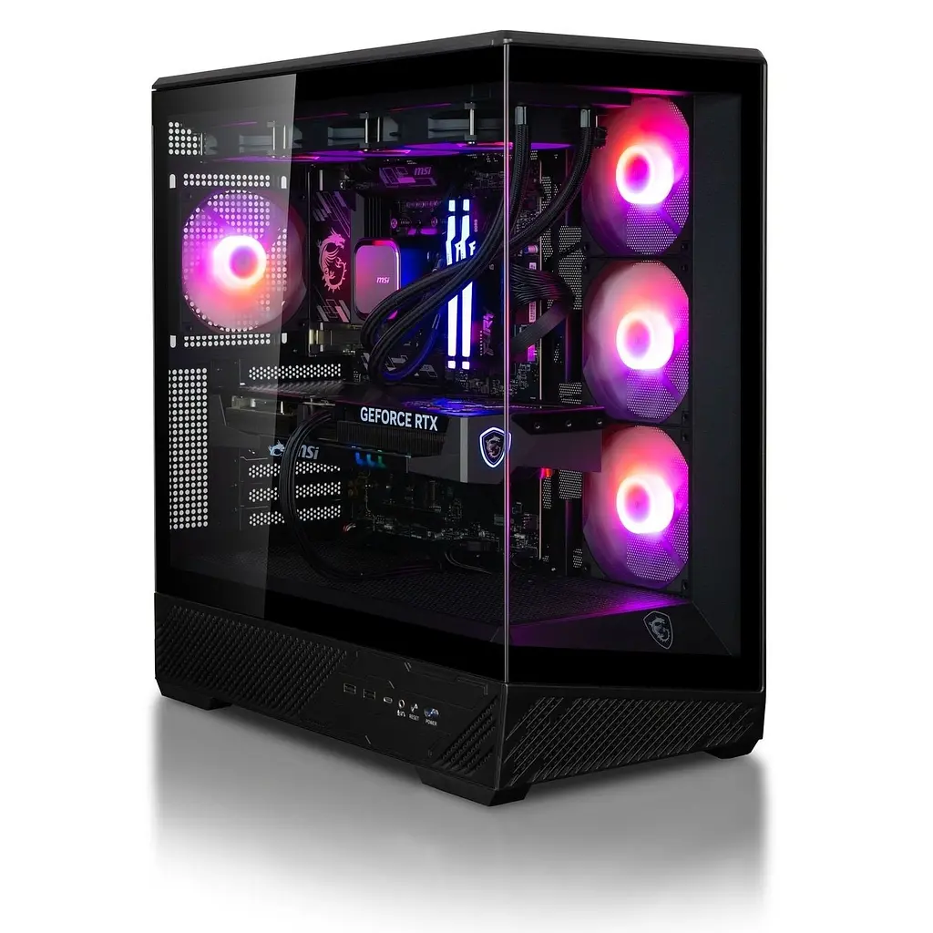 Комп'ютер Dragon Lucky Nyx Powered_by MSI (RTX 5080SHAD+R7 9800X3D) Black / AMD Ryzen 7 9800X3D (4.7–5.2 ГГц), 8 ядер / NVIDIA GeForce RTX 5080 / 64 ГБ (DDR5) / 1024 ГБ (SSD) - фото 3