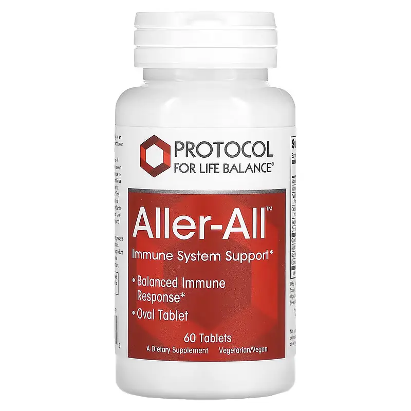 Підтримка імунітету Protocol for Life Balance Aller-All Seasonal Support 60 таблеток - фото 1