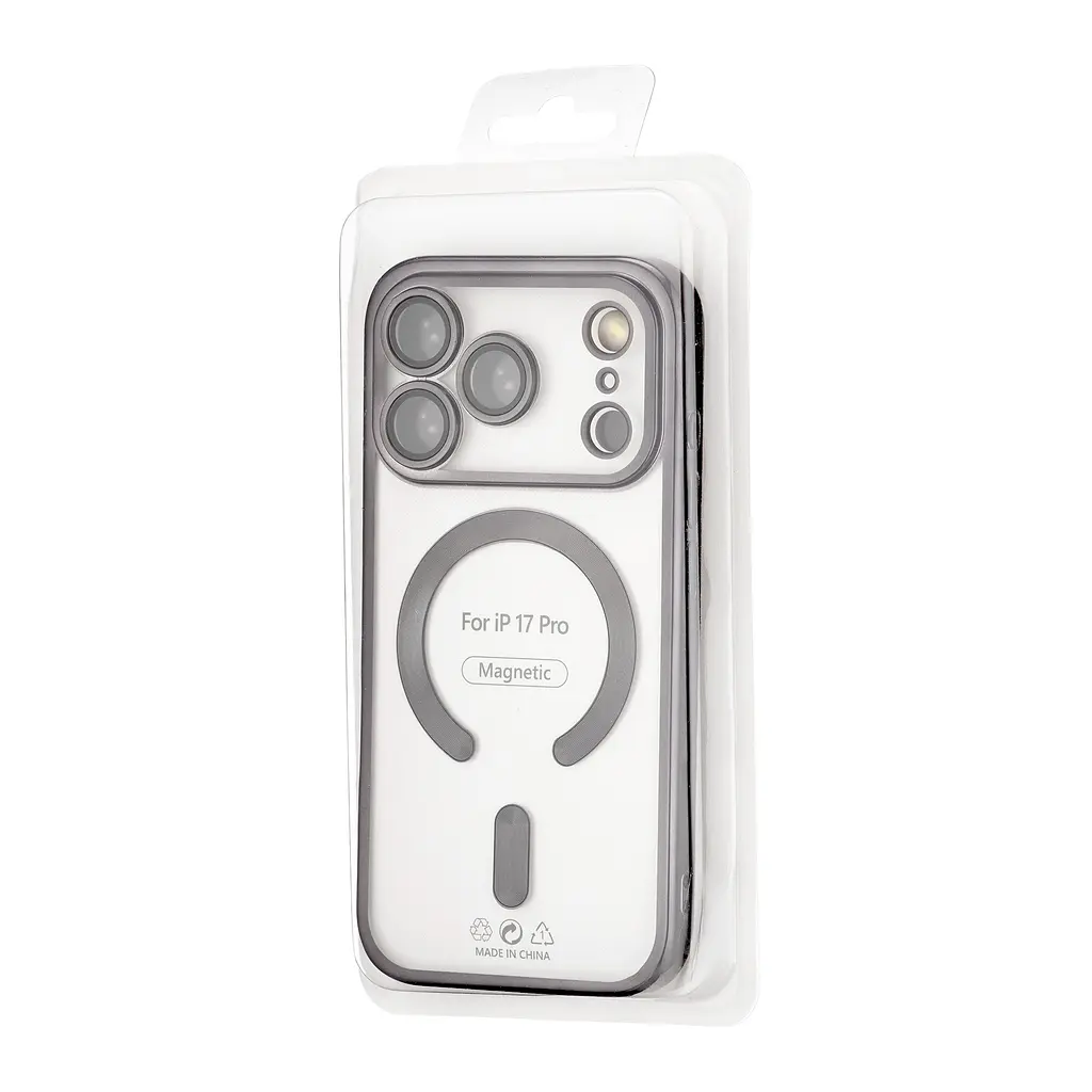 Чохол Ductil Metallic Edge with MagSafe (Protected Camera & Lens) iPhone 17 Pro Black - фото 2