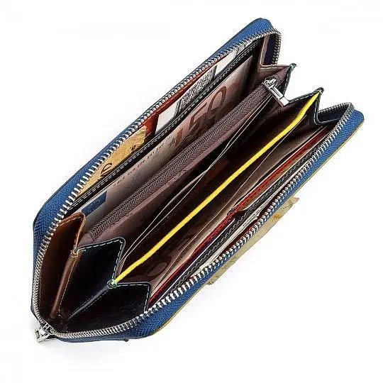 Гаманець жіночий ST Leather 18375 (SB71) на блискавці синій - фото 3