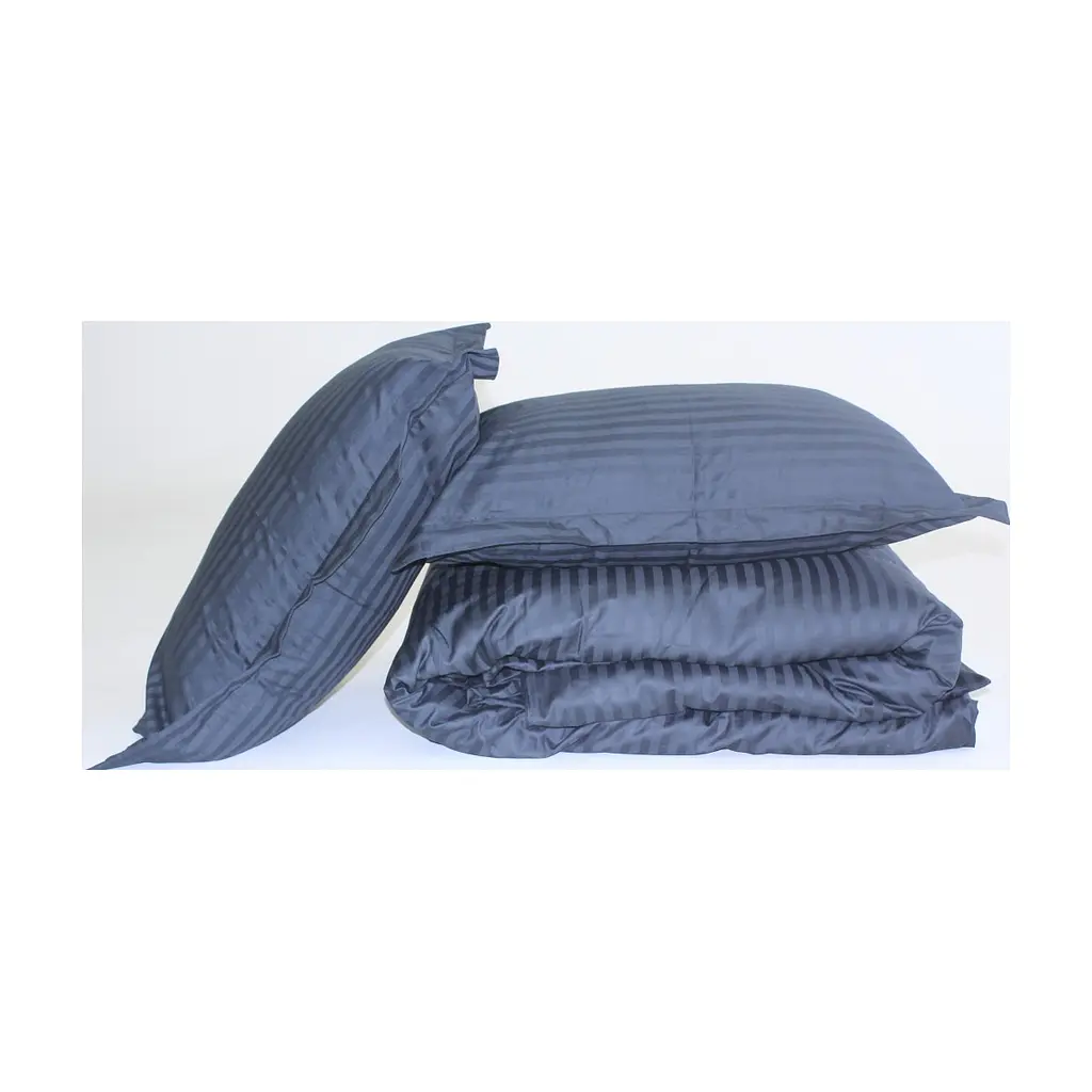 Постільна білизна MirSon SatinStripe 30-0021DarkBlue 175х210 Двоспальний (2200005255766) - фото 9