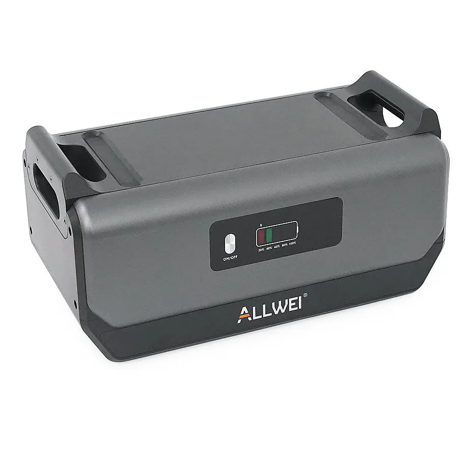 Портативна зарядна станція ALLWEI PPS-2400 Portable Power Station + BAT B200 Pro 2400W 4096Wh LiFePO4 - фото 8