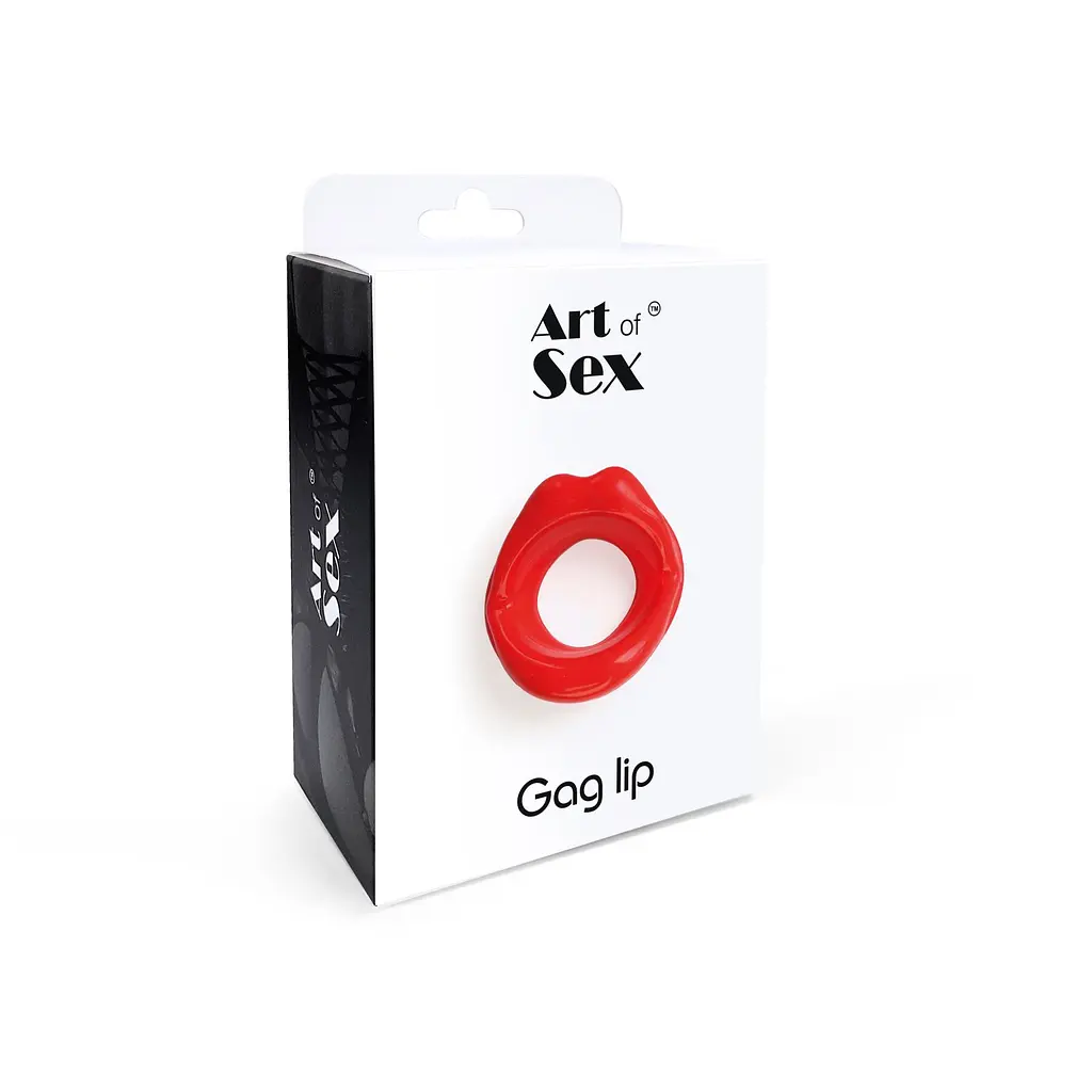 Кляп-розширювач у формі губ Art of Sex – Gag lip, рожевий - фото 4
