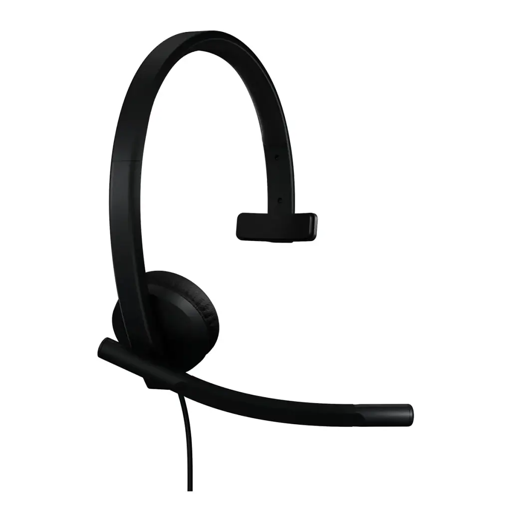 Навушники Logitech H570e Corded Mono USB Teams version Black (981-001427) - фото 2