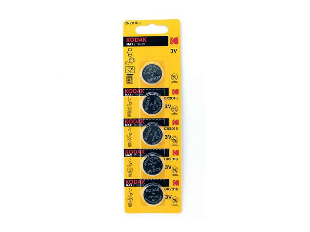 Батарейка KODAK CR2016 5шт