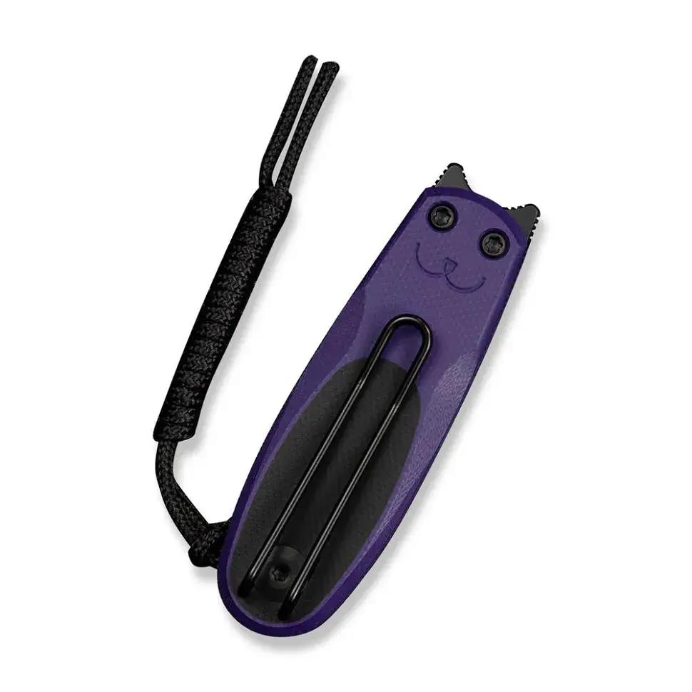 Ніж складаний кишеньковий Civivi Purr, (4.65 см) Nitro-V / G10 фіолетовий/чорний - фото 5