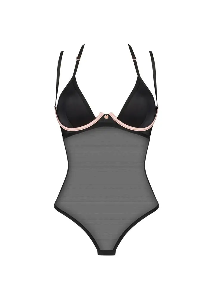 Боді Obsessive Selinne XS/S чорний - фото 5