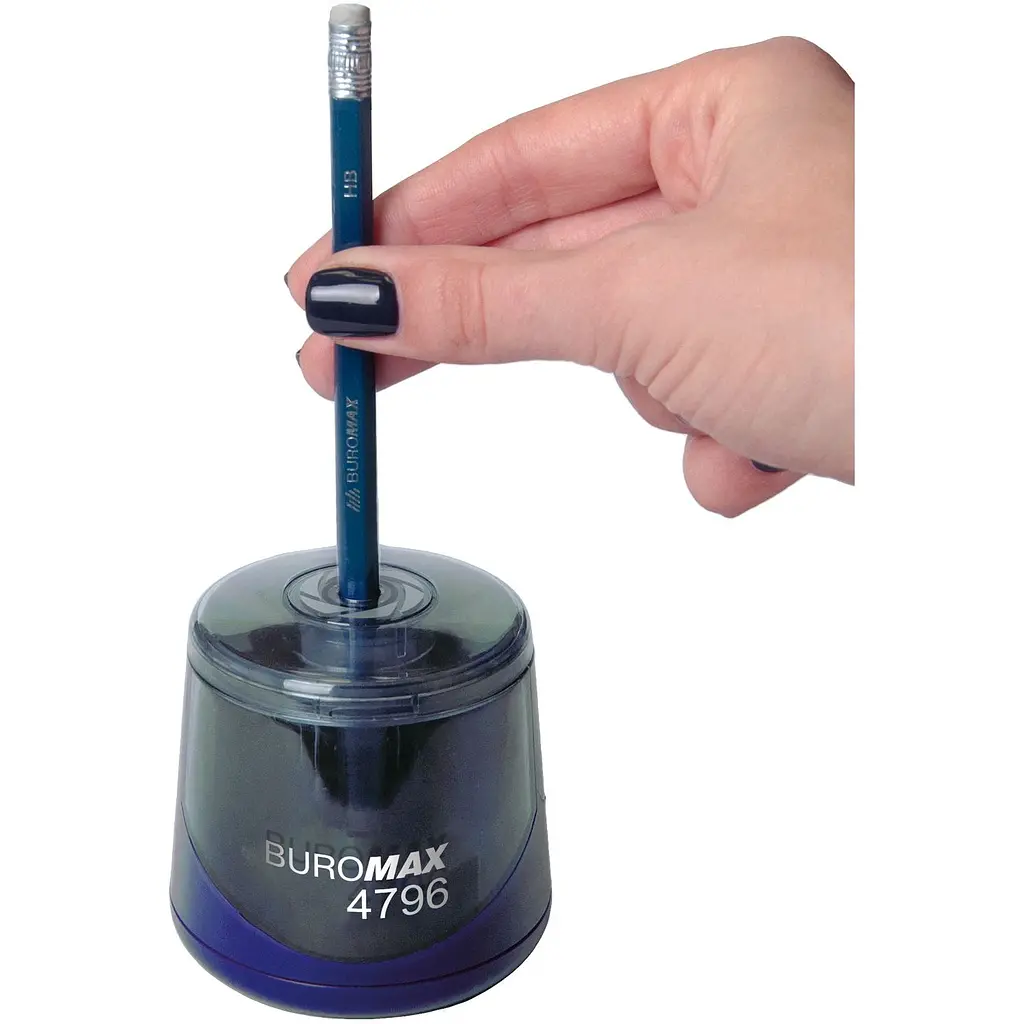 Точилка Buromax автоматическая синяя (BM.4796) - фото 2