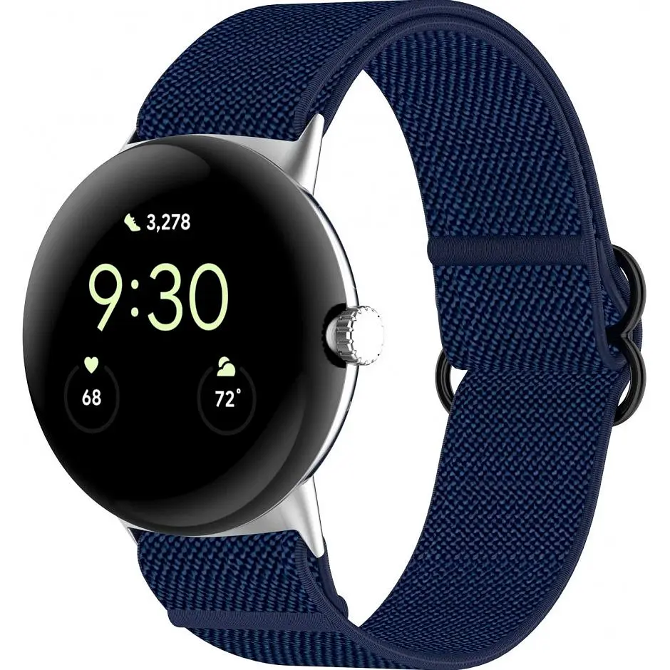Ремінець ArmorStandart Nylon Band для Google Pixel Watch/Watch 2/ Watch 3/Watch 4 Dark Blue (ARM75428) [105459] - фото 4