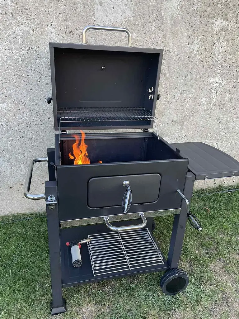 Грилі вугільні барбекю мангал з кришкою BBQ LV20014228P - фото 10