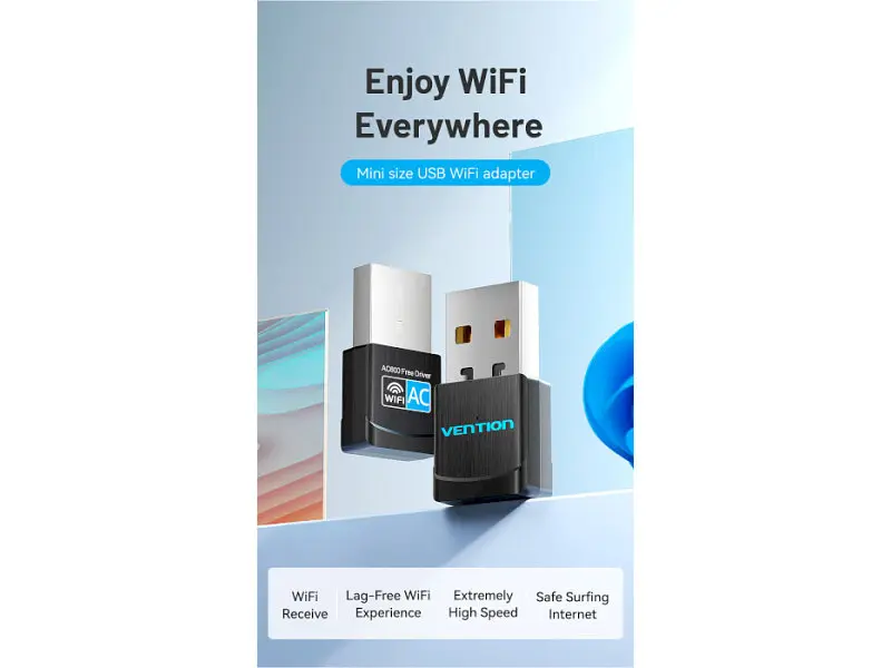 Wi-Fi адаптер Vention KDSB0 - фото 12