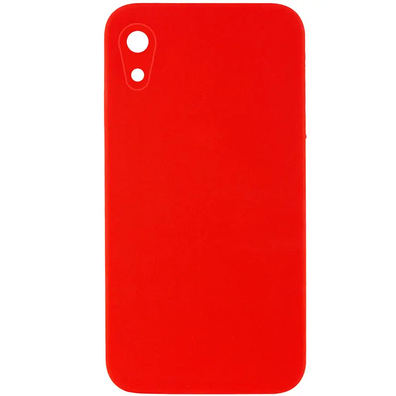 Чохол Silk Square Full Camera Protective (AA) NO LOGO для Apple iPhone XR (6.1") Червоний / Red