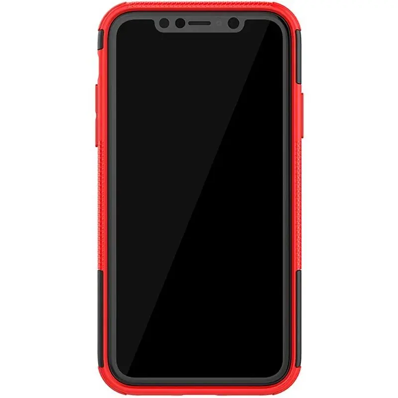 Чохол-накладка Toto Dazzle Kickstand 2 in 1 Case Apple iPhone 11 Red - фото 3