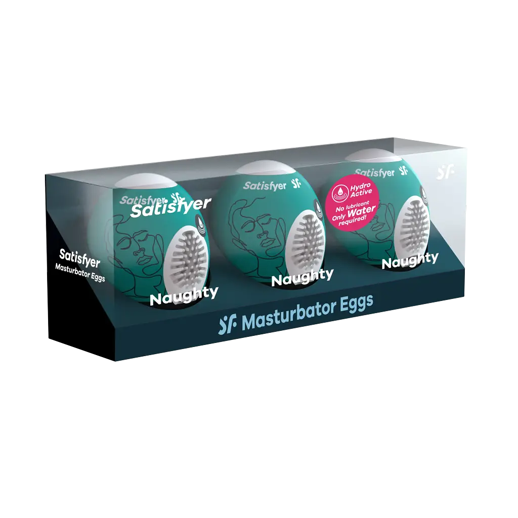 Набір мастурбаторів Satisfyer Masturbator Egg 3er Set Noughty, 3 шт - фото 4